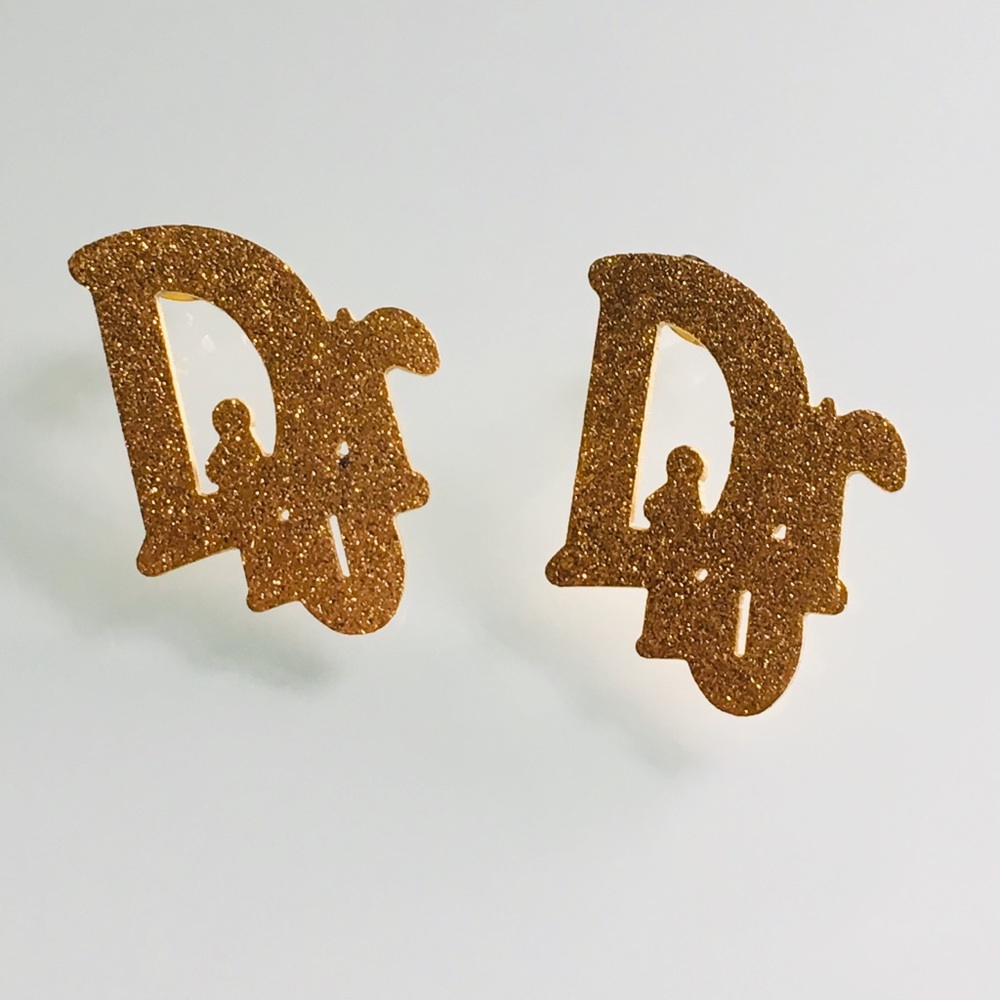18k Gold Filled Dior Earrings